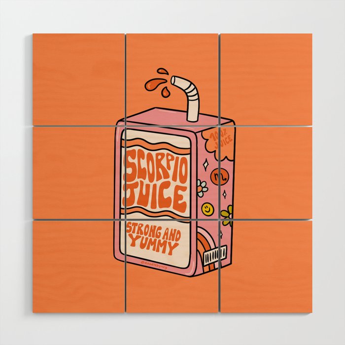 Scorpio Juice Box Wood Wall Art Gallery Image 1