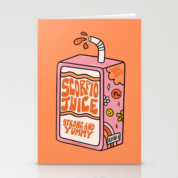 Scorpio Juice Box Stationery Card Gallery Image 2