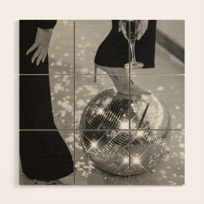 Disco Party Wood Wall Art Gallery Image 1