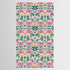 Pretty Floral - Lilac, Turquoise, Pink Tablecloth Gallery Image 2