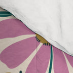 Pretty Floral - Lilac, Turquoise, Pink Comforter Gallery Image 4