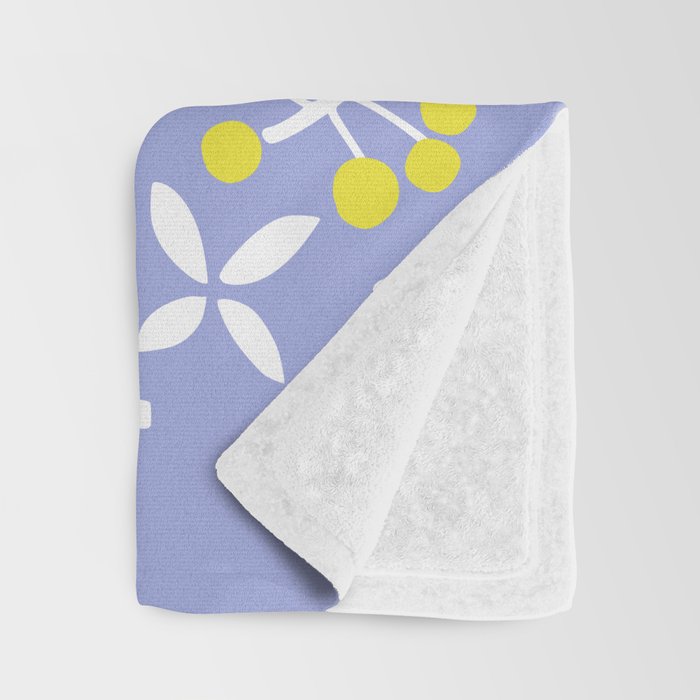 be kind - scandinavian folk art illustration Throw Blanket Gallery Image 3