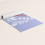 be kind - scandinavian folk art illustration Yoga Mat Gallery Image 2