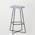 be kind - scandinavian folk art illustration Stool Gallery Image 1