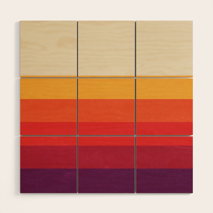 Retro VHS Cassette Tape Wood Wall Art Gallery Image 1