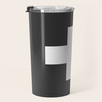 Swiss Cross Charcoal Travel Mug Gallery Image 3