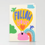 Follow Your Heart - Affirmation for Kids Stationery Card Gallery Image 2