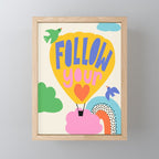 Follow Your Heart - Affirmation for Kids Mini Art Print Gallery Image 1