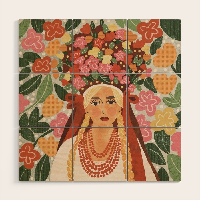 Polish Bride Wood Wall Art Gallery Image 1