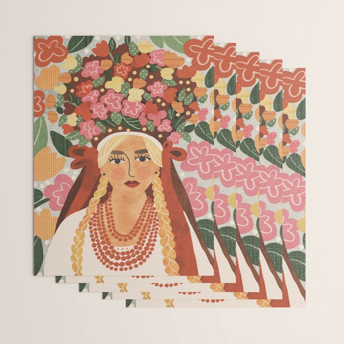 Polish Bride Wrapping Paper Gallery Image 3
