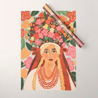 Polish Bride Wrapping Paper Gallery Image 1