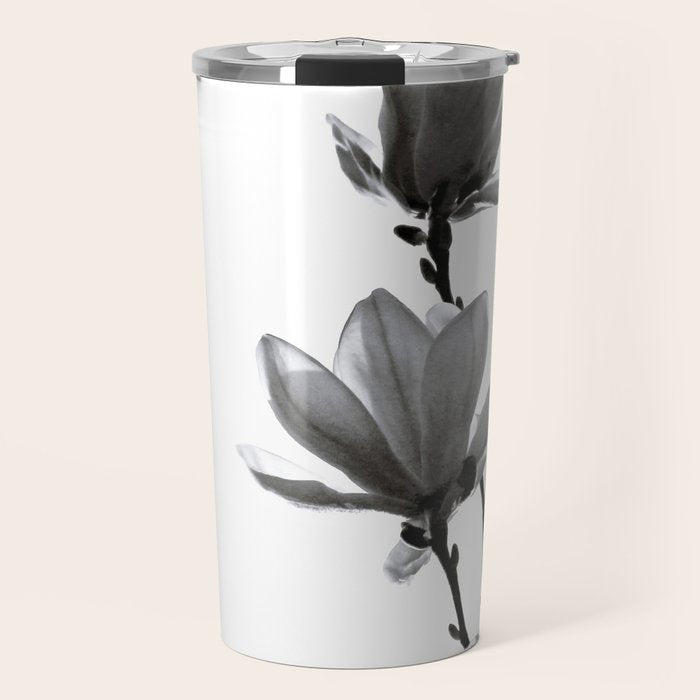 BLACK MAGNOLIA Travel Mug Gallery Image 1