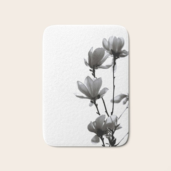BLACK MAGNOLIA Bath Mat Gallery Image 1