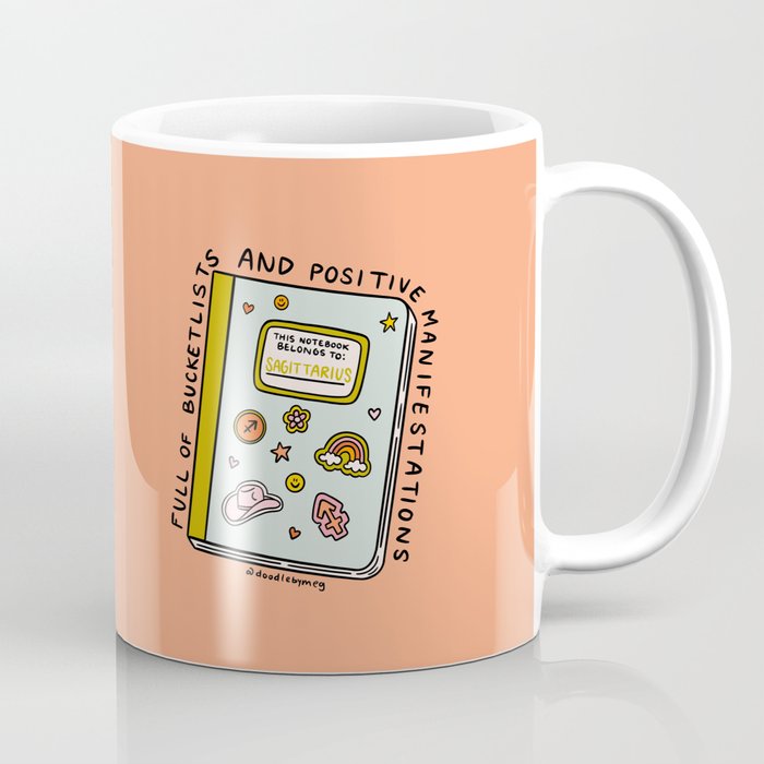 Sagittarius Notebook Coffee Mug Gallery Image 1