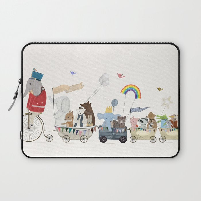 the rainbow parade Laptop Sleeve Gallery Image 1