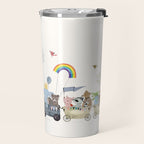 the rainbow parade Travel Mug Gallery Image 2