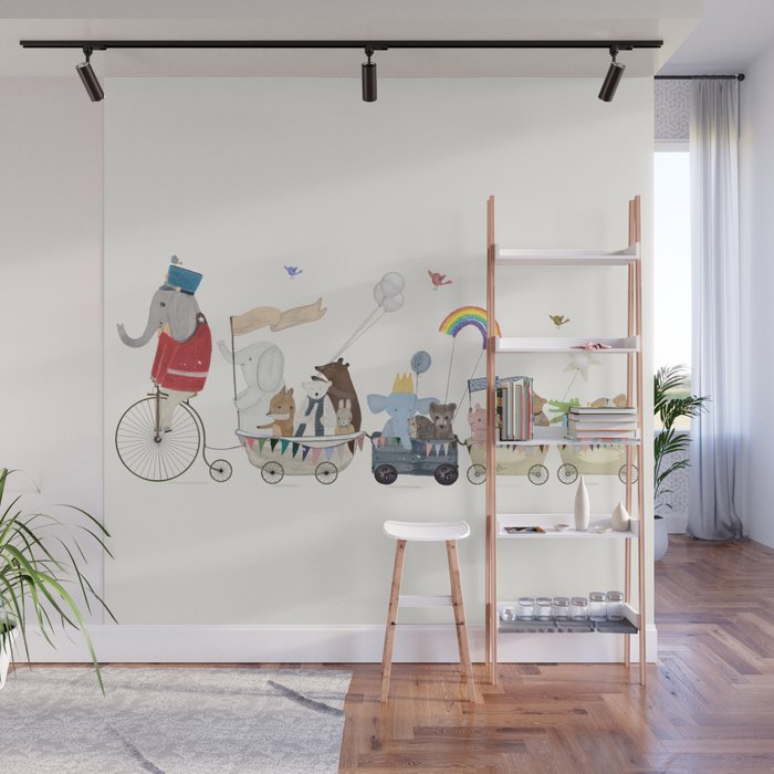 the rainbow parade Wall Mural Gallery Image 1