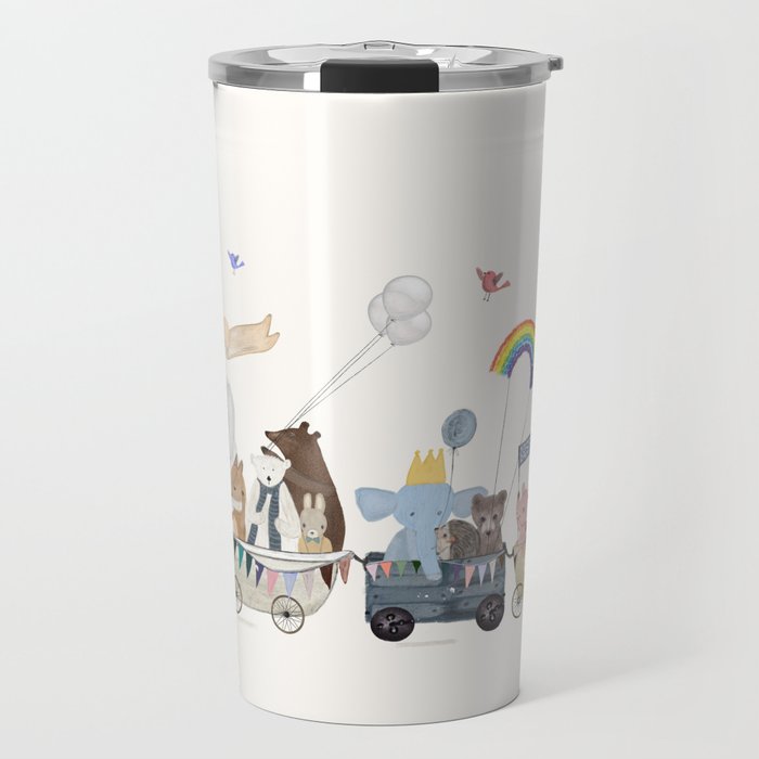 the rainbow parade Travel Mug Gallery Image 1