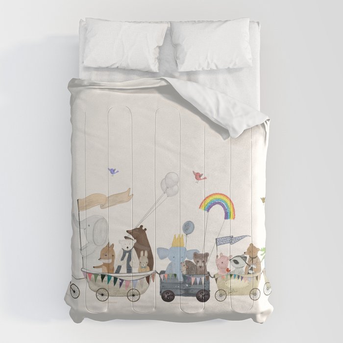 the rainbow parade Comforter Gallery Image 6