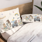 the rainbow parade Pillow Sham Gallery Image 2
