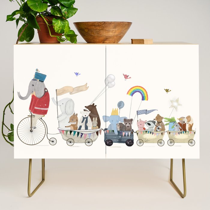 the rainbow parade Credenza Gallery Image 1