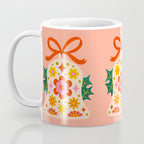 Retro Christmas Sleigh Bell Coffee Mug Gallery Image 3