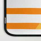 Beach Stripes Orange Yellow Laptop Sleeve Gallery Image 3