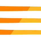 Beach Stripes Orange Yellow Coffee Mug Gallery Image 2