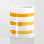 Beach Stripes Orange Yellow Coffee Mug Gallery Image 4