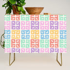 Colorful Greek Style Pattern Credenza Gallery Image 1