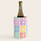 Colorful Greek Style Pattern Wine Chiller Gallery Image 3