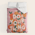 Do Your Thing - Summer Oranges  Comforter Gallery Image 6