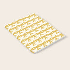 Vintage Bows VIII Yellow Notebook Gallery Image 2