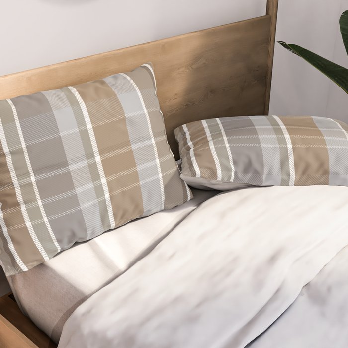Rustic Plaid Pillow Sham Gallery Image 2