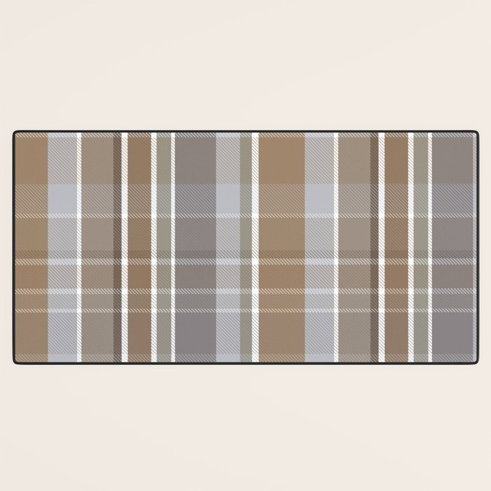 Rustic Plaid Desk Mat Gallery Image 3
