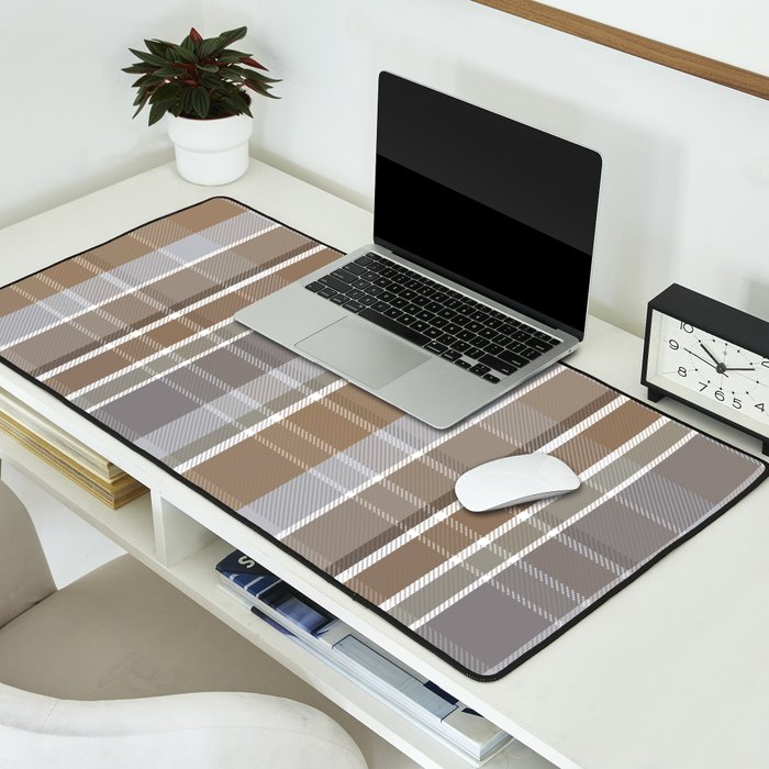 Rustic Plaid Desk Mat Gallery Image 2