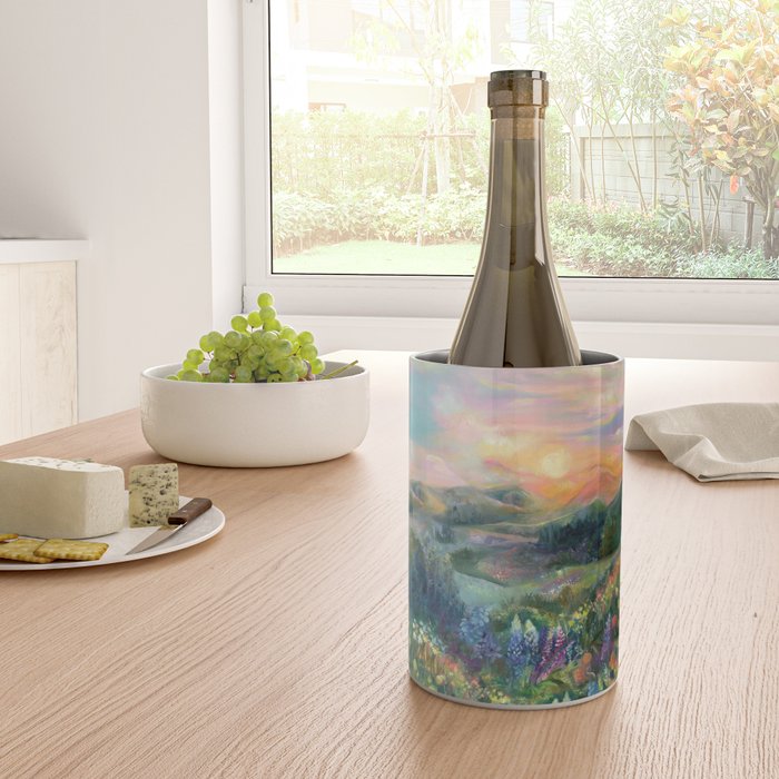 Sunset Landscape Wine Chiller Gallery Image 4