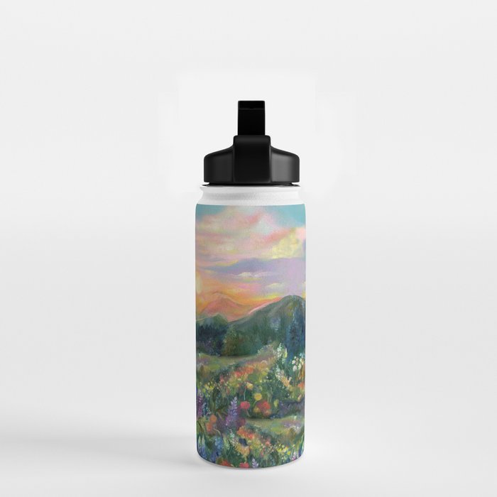 Sunset Landscape Water Bottle Gallery Image 2