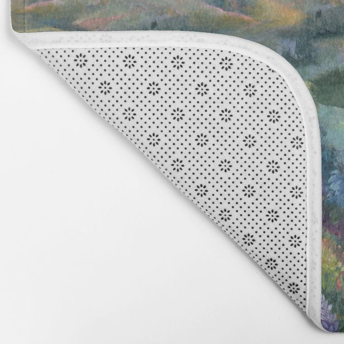 Sunset Landscape Bath Mat Gallery Image 2