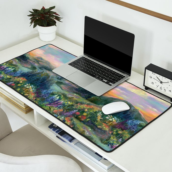 Sunset Landscape Desk Mat Gallery Image 2