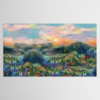 Sunset Landscape Tablecloth Gallery Image 2