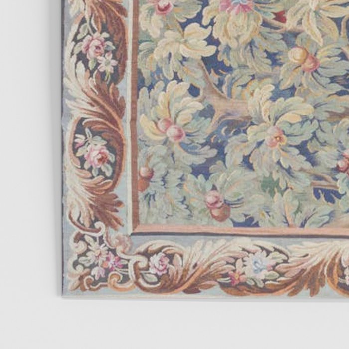 Antique 19th Century French Aubusson Landscape Tapestry with Swan Poster Gallery Image 3