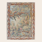 Antique 19th Century French Aubusson Landscape Tapestry with Swan Poster Gallery Image 4