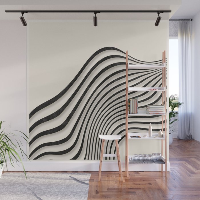 Movement of Lines 6 Wall Mural Gallery Image 1