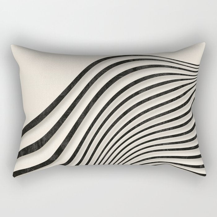 Movement of Lines 6 Rectangular Pillow Gallery Image 1
