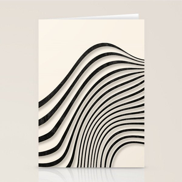Movement of Lines 6 Stationery Card Gallery Image 1