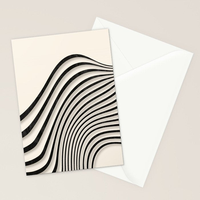 Movement of Lines 6 Stationery Card Gallery Image 2