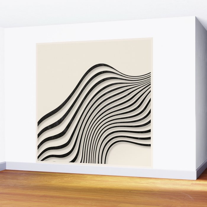 Movement of Lines 6 Wall Mural Gallery Image 2