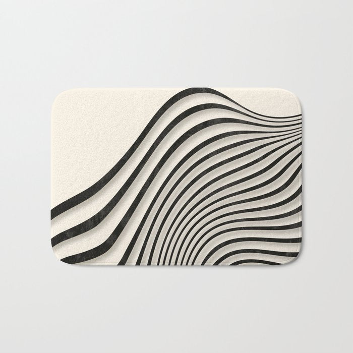 Movement of Lines 6 Bath Mat Gallery Image 1