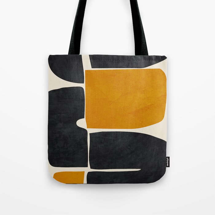 Modern Abstract Minimal Shapes 216 Tote Bag Gallery Image 1